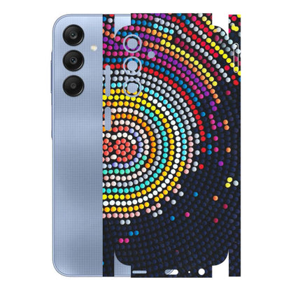 Samsung A/S Series Phone Skins (All Models) - Rainbow Dot Mandala - Matte Finish (M-97) Samsung Galaxy A15 (5G)