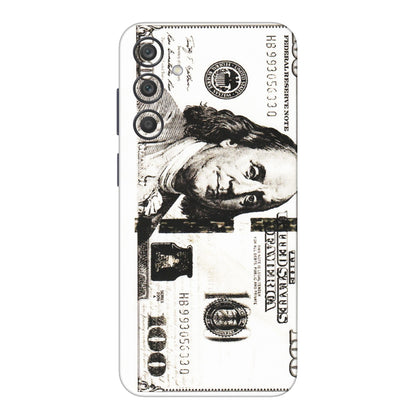 Samsung A/S Series Phone Skins (All Models) - 100 Dollar Currency - Transparent Finish (T-01) Samsung Galaxy A15 (5G)