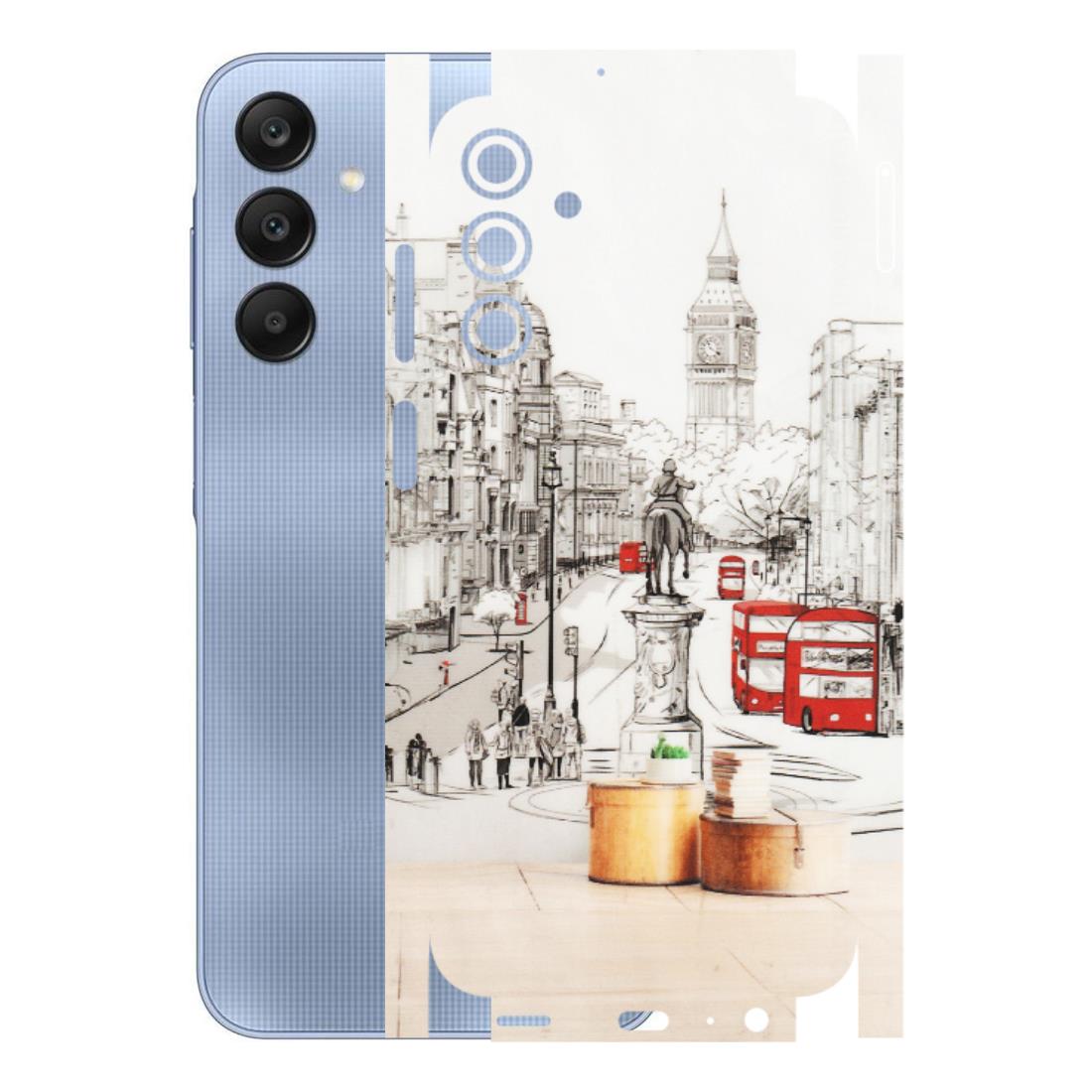 Samsung A/S Series Phone Skins (All Models) - London Street - Transparent Finish (T-02) Samsung Galaxy A15 (5G)