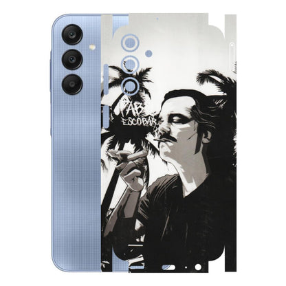 Samsung A/S Series Phone Skins (All Models) - Pab Escobar - Transparent Finish (T-05) Samsung Galaxy A15 (5G)