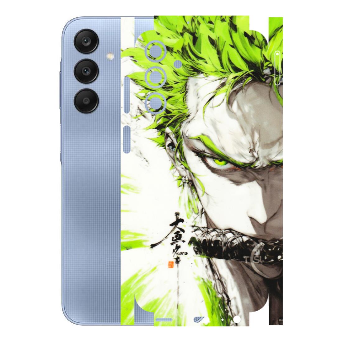 Samsung A/S Series Phone Skins (All Models) - Roro Taku Anime - Transparent Finish (T-18) Samsung Galaxy A15 (5G)