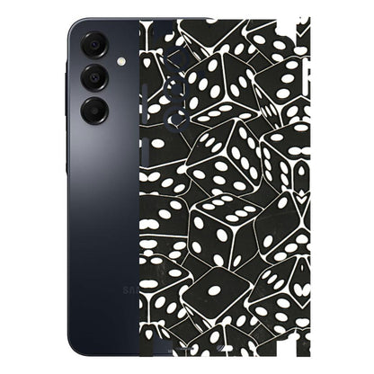 Samsung A/S Series Phone Skins (All Models) - Big Black Dices - 3D Embossed Finish (L-106) Samsung Galaxy A16