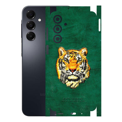 Samsung A/S Series Phone Skins (All Models) - Leather Feel Tiger - 3D Embossed Finish (L-111) Samsung Galaxy A16