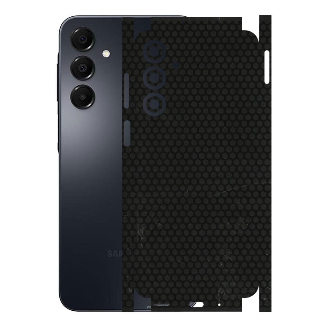 Samsung A/S Series Phone Skins (All Models) - Black honeycomb - 3D Embossed Finish (L-114) Samsung Galaxy A16