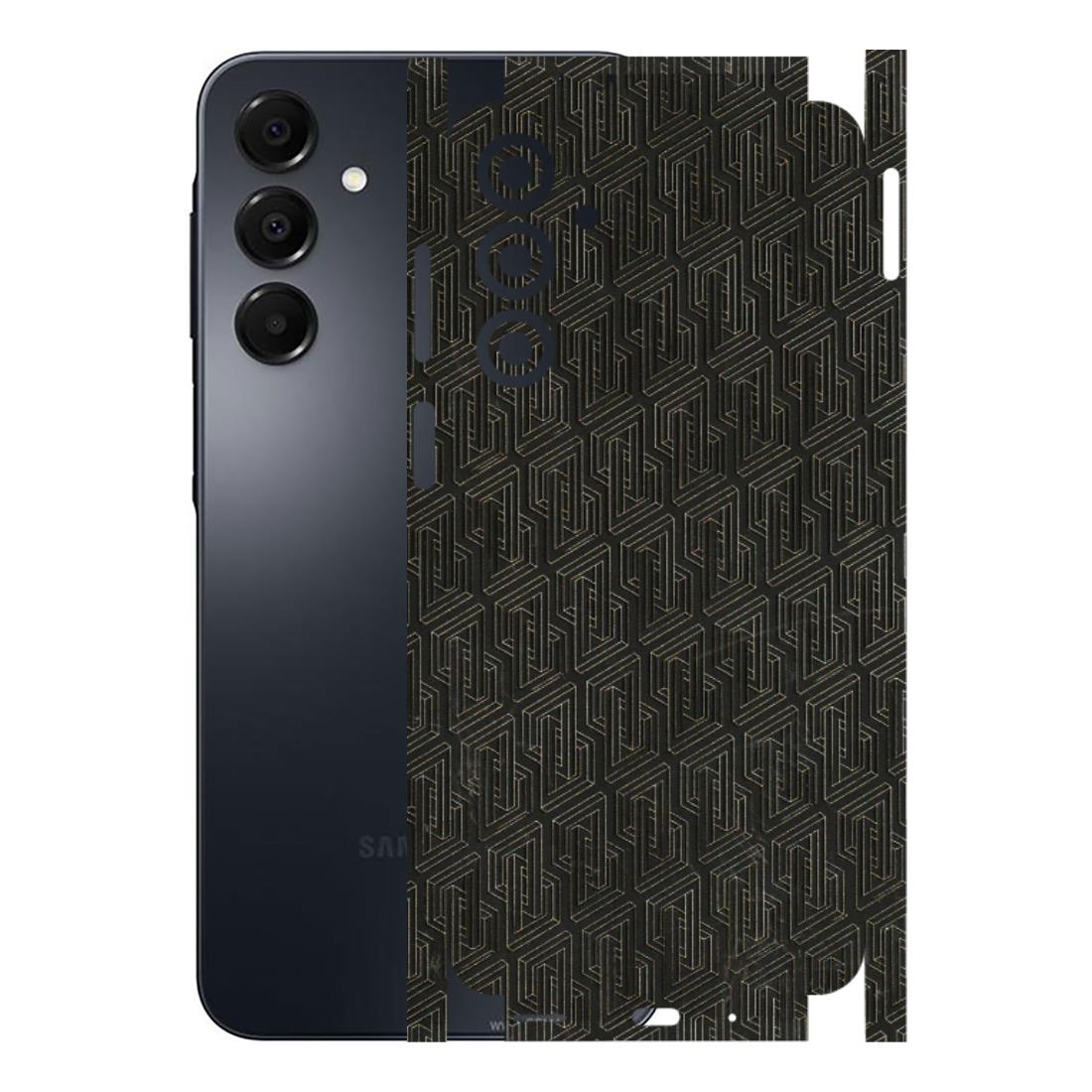 Samsung A/S Series Phone Skins (All Models) - Black Abstract Pattern - 3D Embossed Finish (L-117) Samsung Galaxy A16
