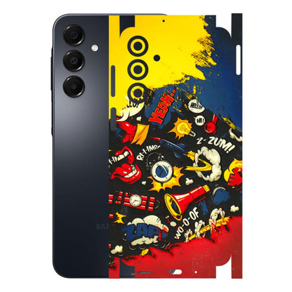 Samsung A/S Series Phone Skins (All Models) - Pacific Doodle Art - 3D Embossed Finish (L-120) Samsung Galaxy A16