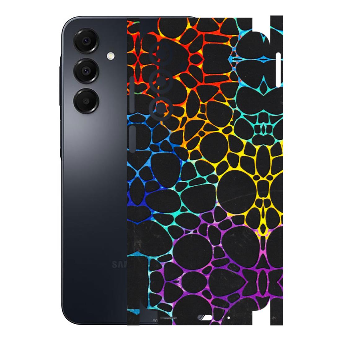 Samsung A/S Series Phone Skins (All Models) - Abstract Art MultiColour - 3D Embossed Finish (L-133) Samsung Galaxy A16