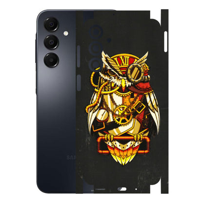 Samsung A/S Series Phone Skins (All Models) - Classy Smart Owl - 3D Embossed Finish (L-144) Samsung Galaxy A16