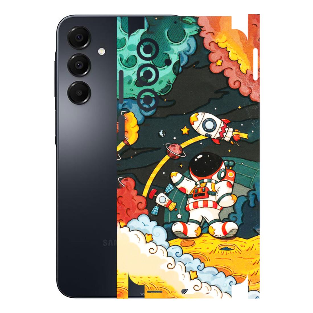 Samsung A/S Series Phone Skins (All Models) - Astronauts & Spaceship - 3D Embossed Finish (L-145) Samsung Galaxy A16