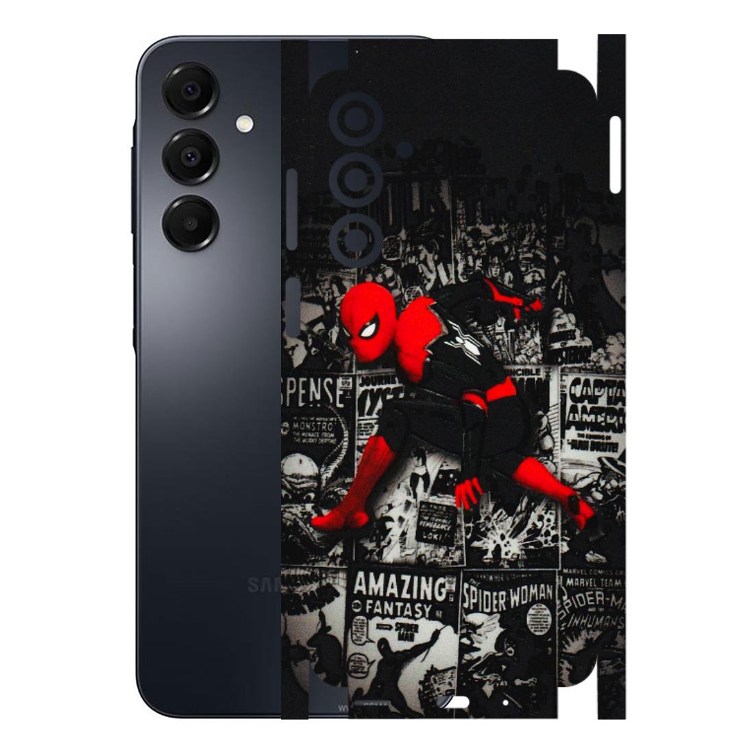 Samsung A/S Series Phone Skins (All Models) - SpiderMan New - 3D Embossed Finish (L-162) Samsung Galaxy A16