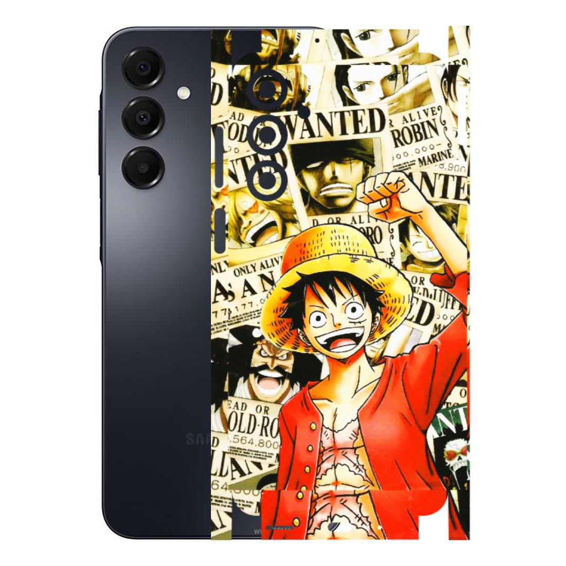 Samsung A/S Series Phone Skins (All Models) - Luffy Anime - 3D Embossed Finish (L-177) Samsung Galaxy A16