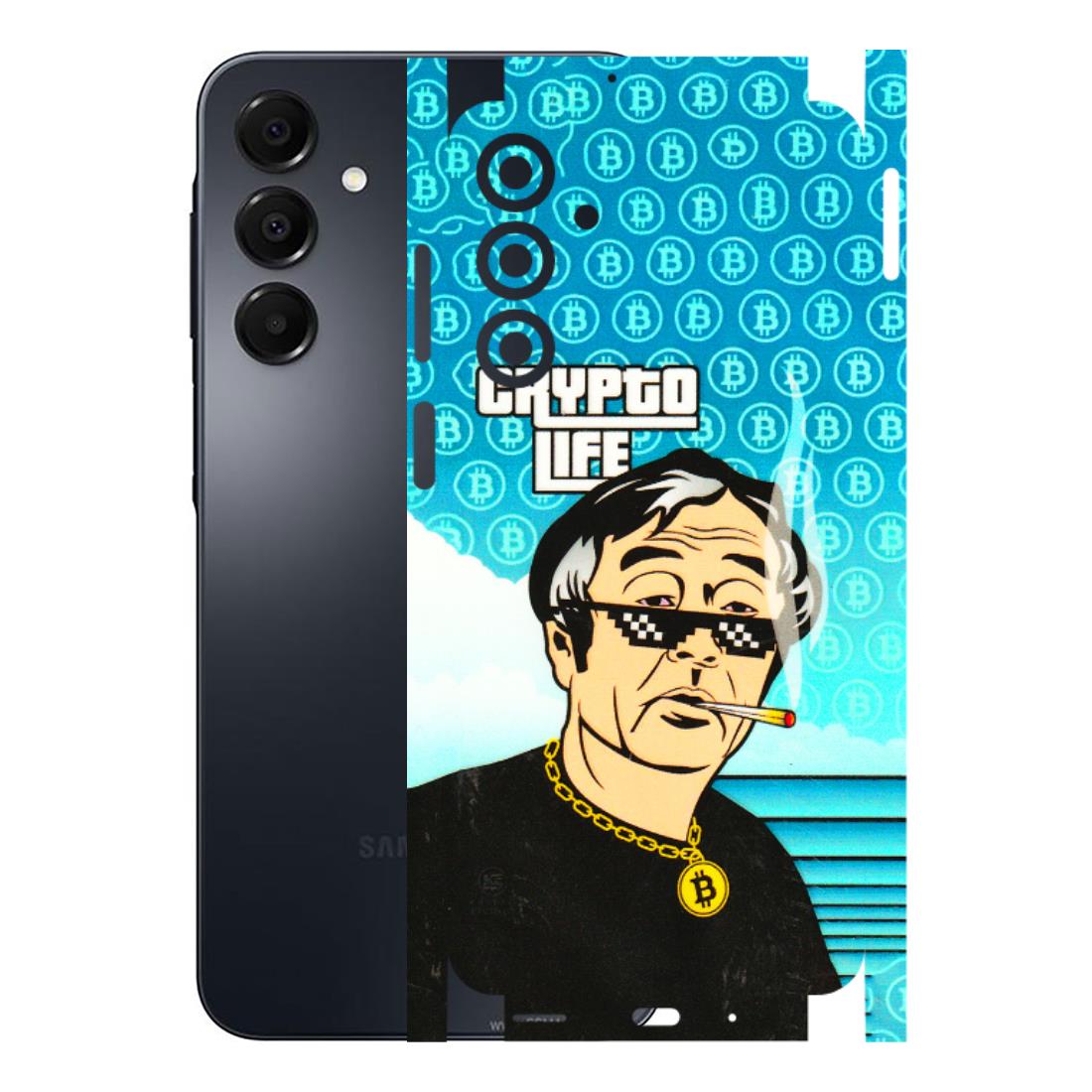 Samsung A/S Series Phone Skins (All Models) - Crypto Thug Life - 3D Embossed Finish (L-179) Samsung Galaxy A16