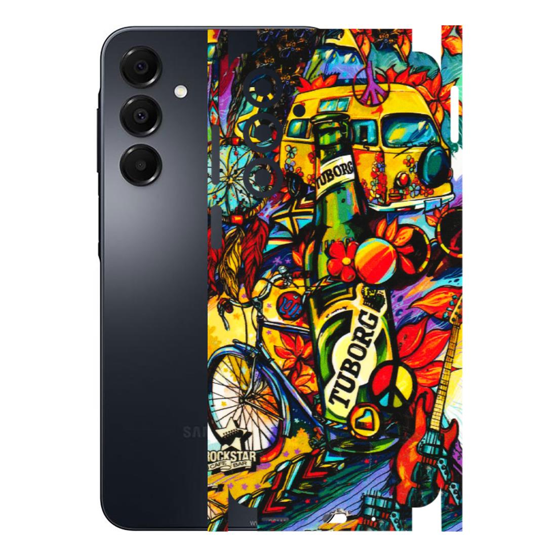 Samsung A/S Series Phone Skins (All Models) - Cool Beer Bottle - 3D Embossed Finish (L-193) Samsung Galaxy A16