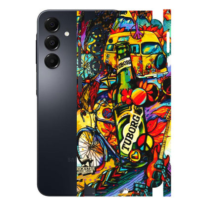 Samsung A/S Series Phone Skins (All Models) - Cool Beer Bottle - 3D Embossed Finish (L-193) Samsung Galaxy A16