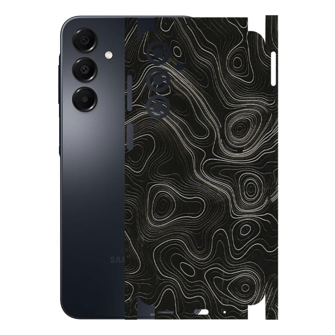 Samsung A/S Series Phone Skins (All Models) - Black Swirl - 3D Embossed Finish (L-196) Samsung Galaxy A16
