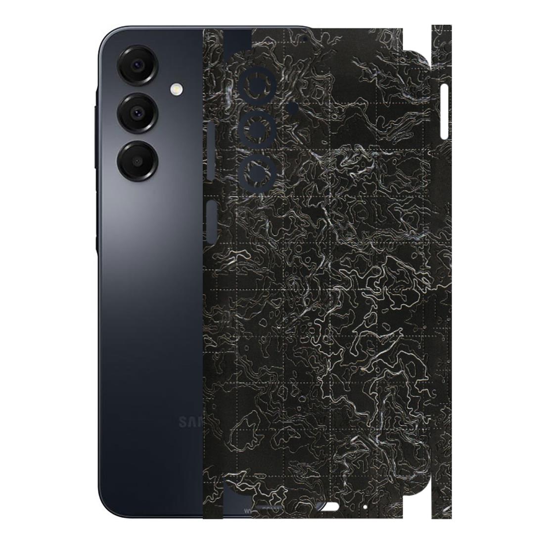 Samsung A/S Series Phone Skins (All Models) - Black map Texture - 3D Embossed Finish (L-201) Samsung Galaxy A16