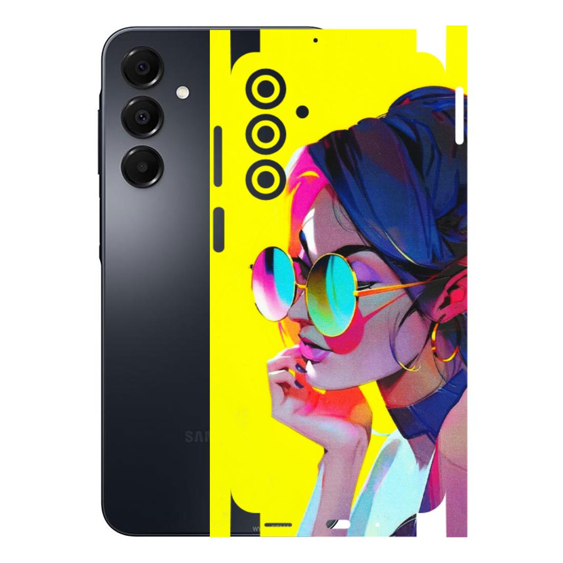 Samsung A/S Series Phone Skins (All Models) - Bold Stylish Girl - 3D Embossed Finish (L-222) Samsung Galaxy A16
