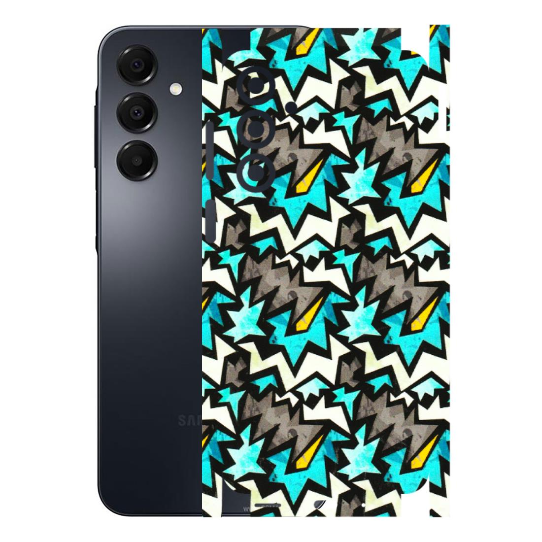 Samsung A/S Series Phone Skins (All Models) - Funky Zig Zag - 3D Embossed Finish (L-223) Samsung Galaxy A16