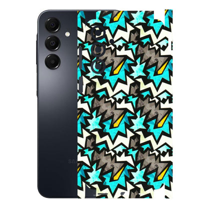 Samsung A/S Series Phone Skins (All Models) - Funky Zig Zag - 3D Embossed Finish (L-223) Samsung Galaxy A16