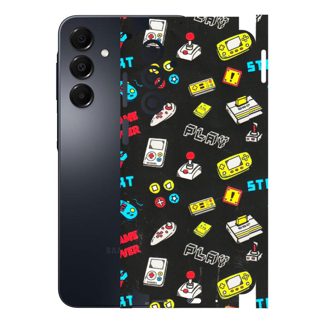 Samsung A/S Series Phone Skins (All Models) - Gaming Doodles - 3D Embossed Finish (L-224) Samsung Galaxy A16
