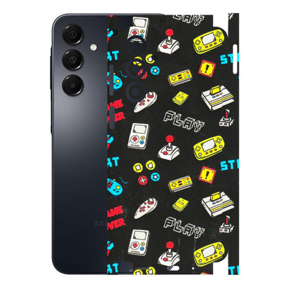 Samsung A/S Series Phone Skins (All Models) - Gaming Doodles - 3D Embossed Finish (L-224) Samsung Galaxy A16