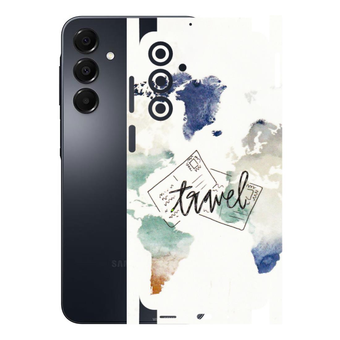 Samsung A/S Series Phone Skins (All Models) - Travel The World - 3D Embossed Finish (L-232) Samsung Galaxy A16