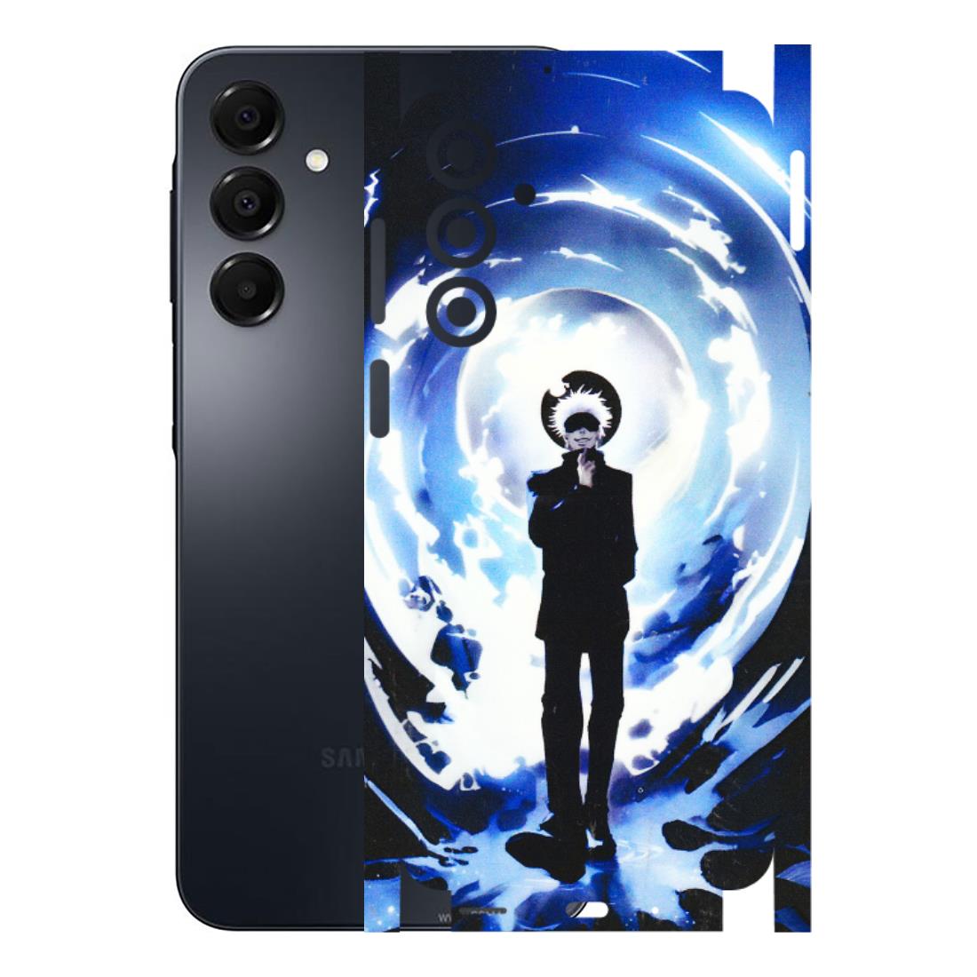 Samsung A/S Series Phone Skins (All Models) - Satoru Gojo Dark Blue - 3D Embossed Finish (L-235) Samsung Galaxy A16