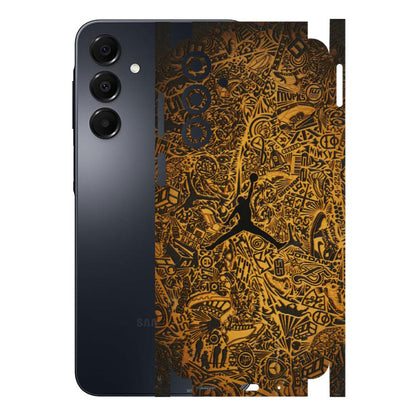 Samsung A/S Series Phone Skins (All Models) - Premium Gold Basketball Player - 3D Embossed Finish (L-236) Samsung Galaxy A16