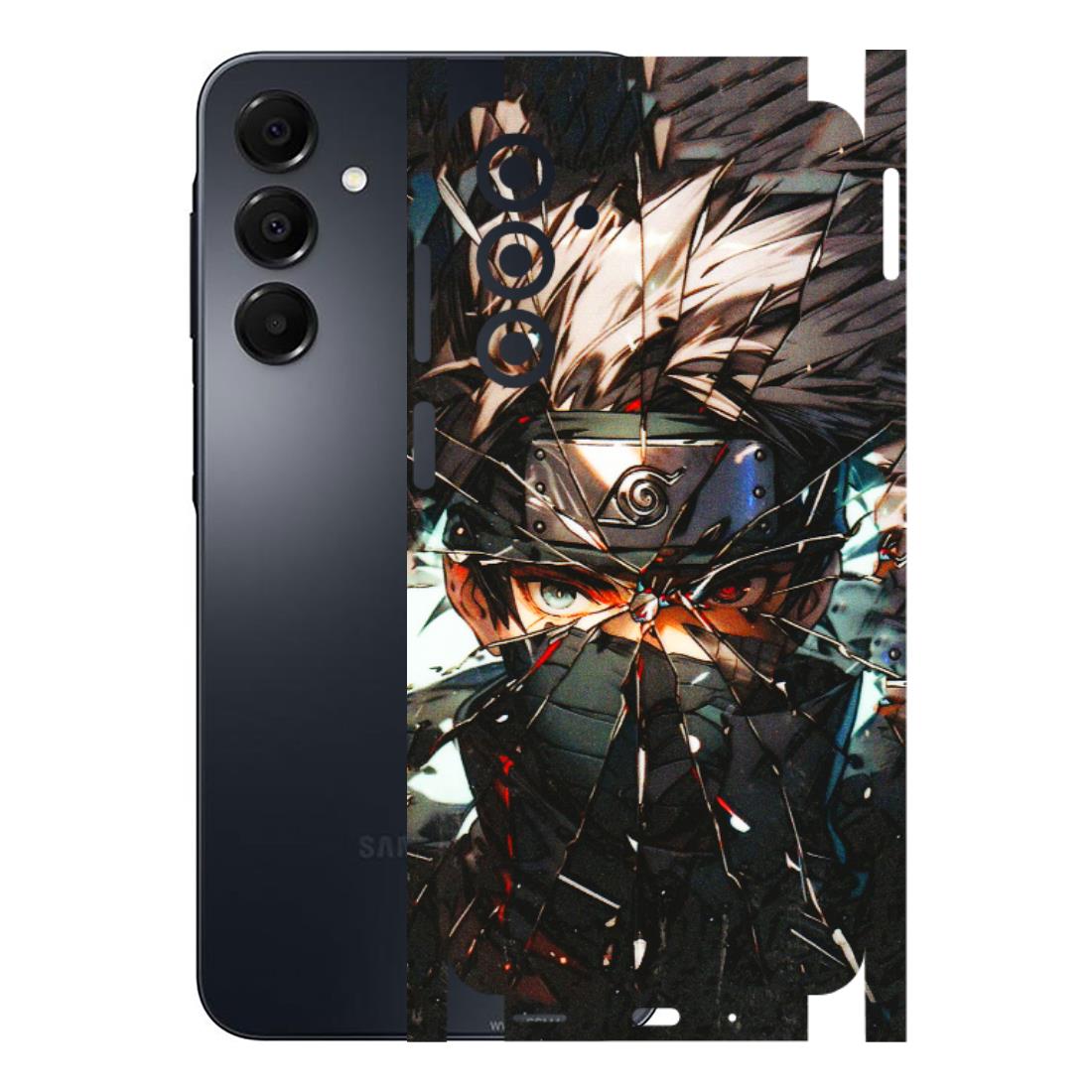 Samsung A/S Series Phone Skins (All Models) - Kakashi Shattered Glass Effect - 3D Embossed Finish (L-237) Samsung Galaxy A16