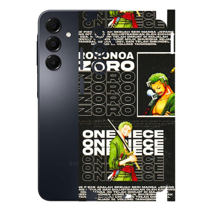 Samsung A/S Series Phone Skins (All Models) - One Piece Zoro - 3D Embossed Finish (L-250) Samsung Galaxy A16