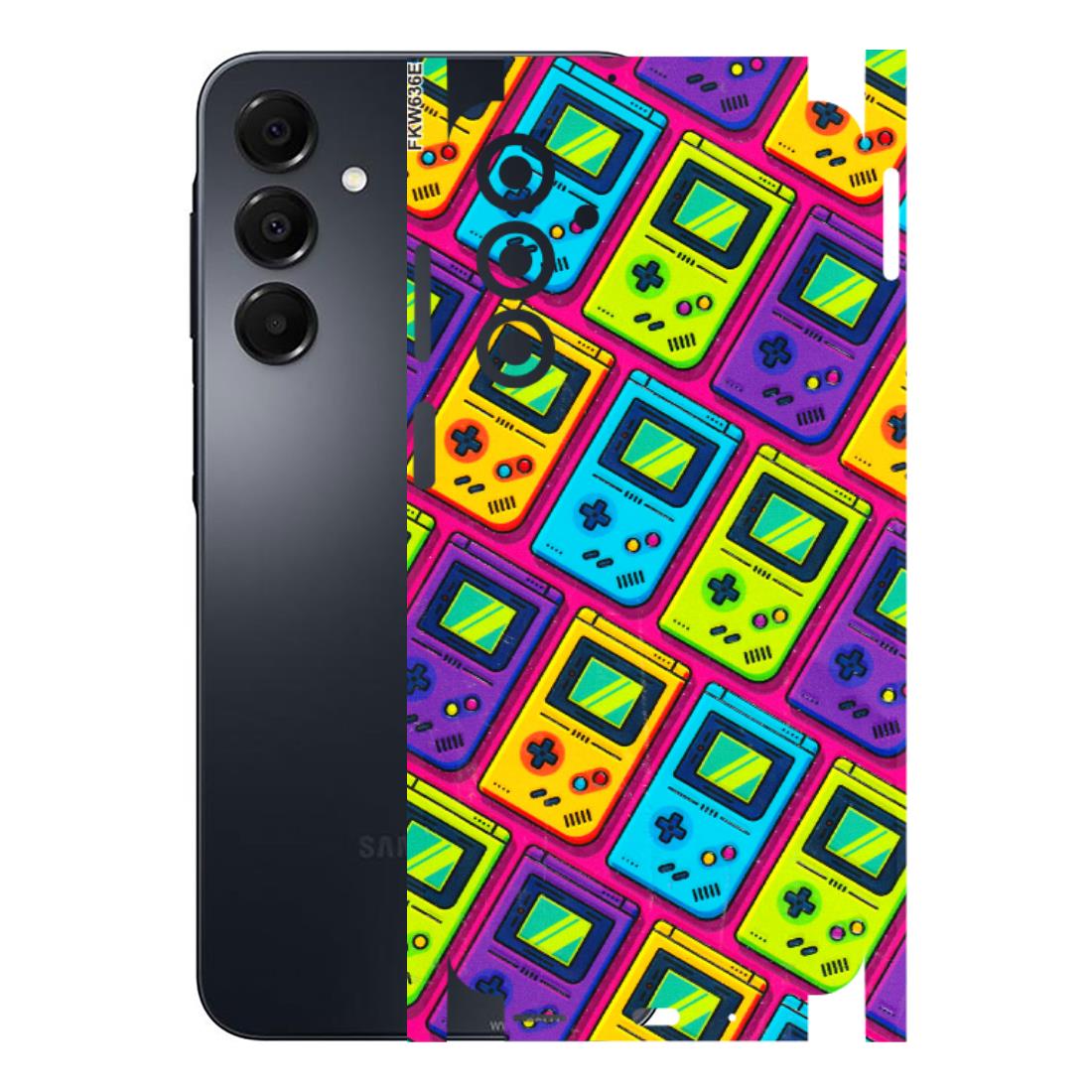 Samsung A/S Series Phone Skins (All Models) - Gameboy Colourful - 3D Embossed Finish (L-266) Samsung Galaxy A16