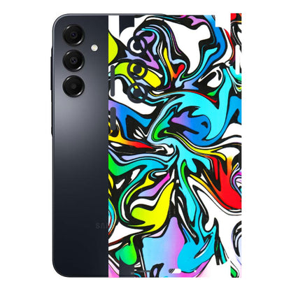 Samsung A/S Series Phone Skins (All Models) - Abstract Colour Paints - 3D Embossed Finish (L-271) Samsung Galaxy A16