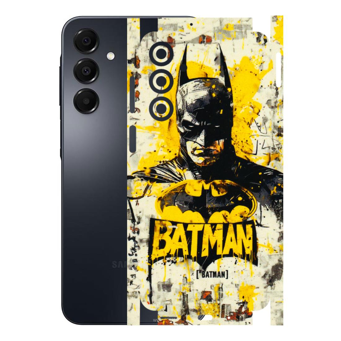 Samsung A/S Series Phone Skins (All Models) - Batman Yellow BT - 3D Embossed Finish (L-304) Samsung Galaxy A16