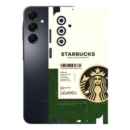 Samsung A/S Series Phone Skins (All Models) - Starbucks Barcode - 3D Embossed Finish (L-308) Samsung Galaxy A16