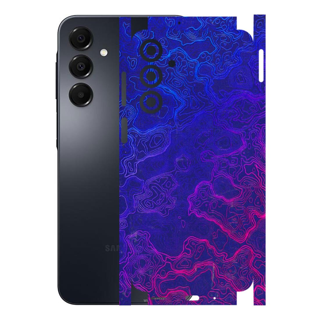 Samsung A/S Series Phone Skins (All Models) - Purple Ripples Swirl - 3D Embossed Finish (L-314) Samsung Galaxy A16