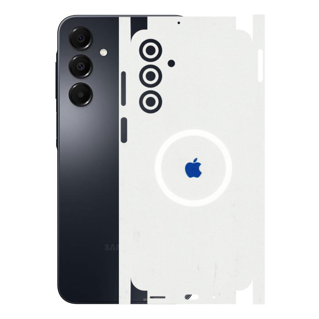 Samsung A/S Series Phone Skins (All Models) - iPhone Magsafe Logo - 3D Embossed Finish (L-320) Samsung Galaxy A16