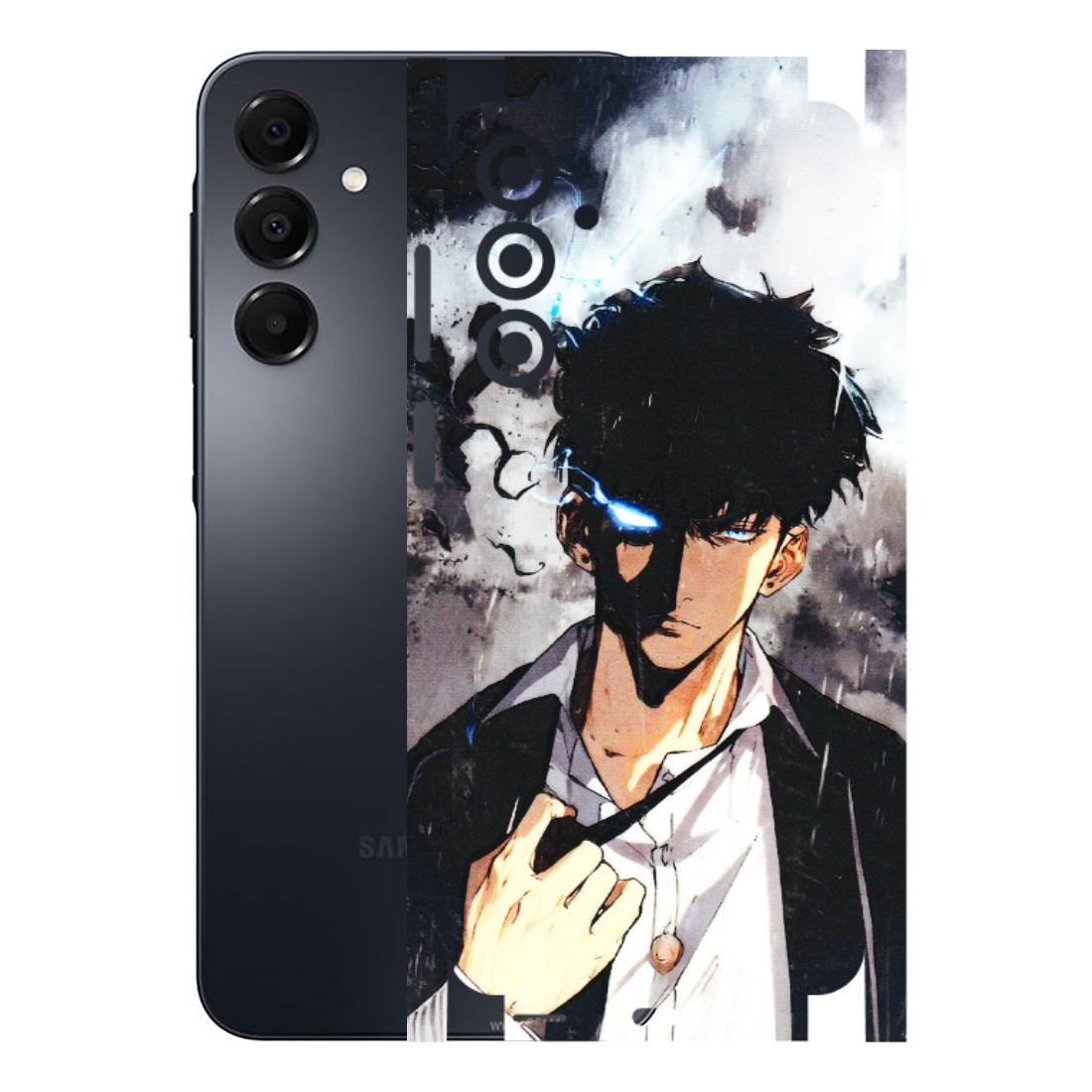 Samsung A/S Series Phone Skins (All Models) - Sung Jinwoo Manhwa Anime - 3D Embossed Finish (L-328) Samsung Galaxy A16