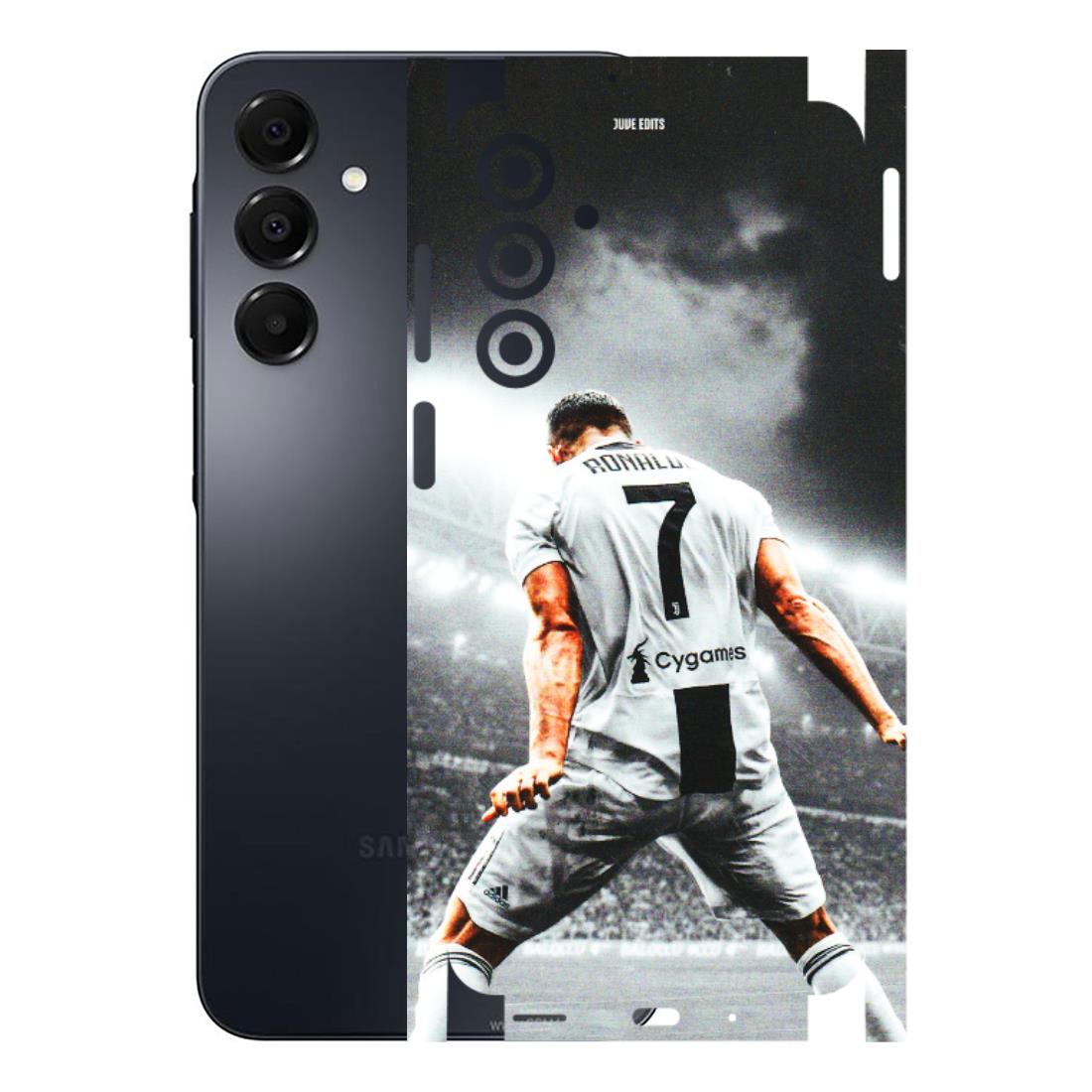 Samsung A/S Series Phone Skins (All Models) - Ronaldo CR7 Crazy - 3D Embossed Finish (L-44) Samsung Galaxy A16