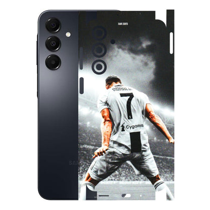 Samsung A/S Series Phone Skins (All Models) - Ronaldo CR7 Crazy - 3D Embossed Finish (L-44) Samsung Galaxy A16
