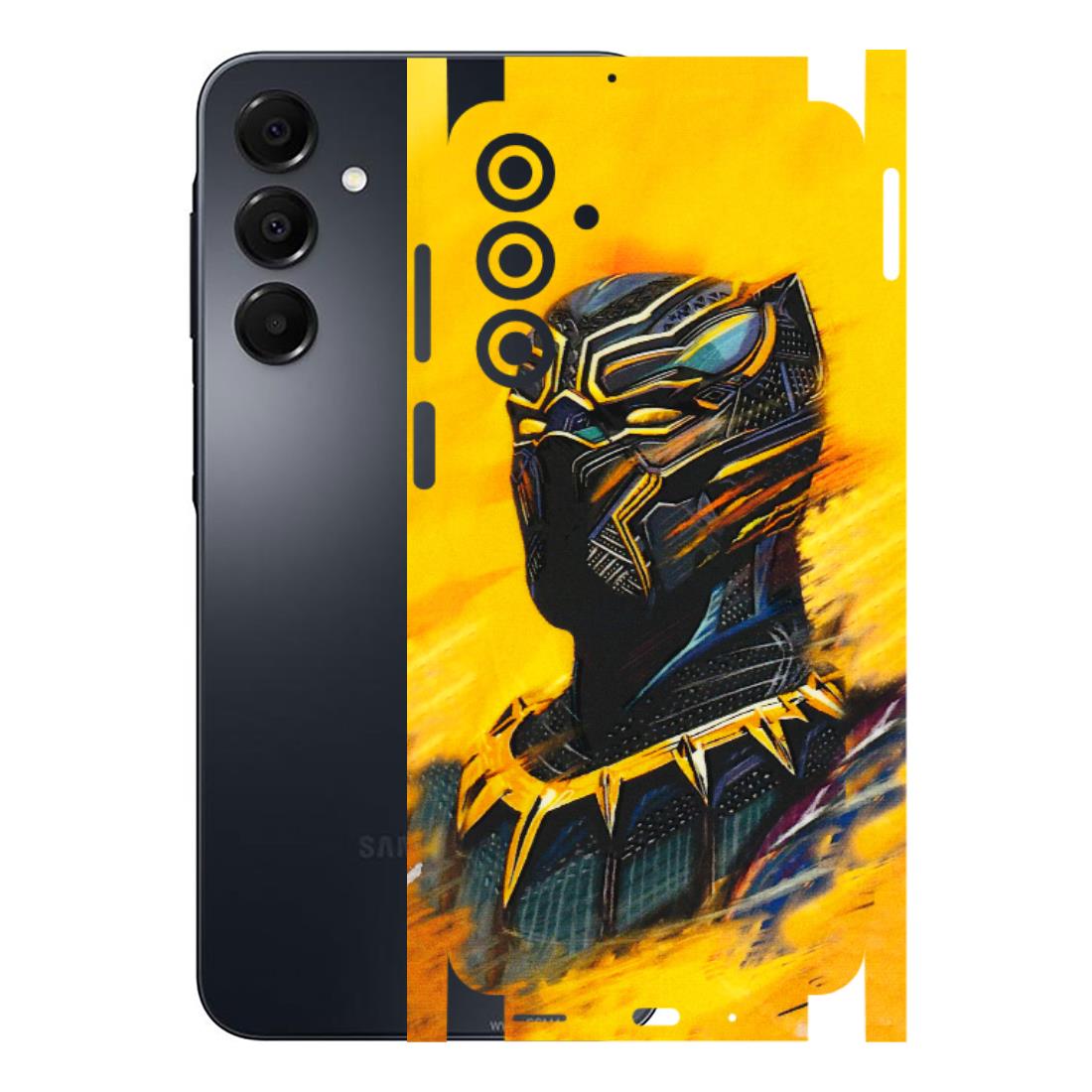 Samsung A/S Series Phone Skins (All Models) - Yellow Panther - 3D Embossed Finish (L-54) Samsung Galaxy A16