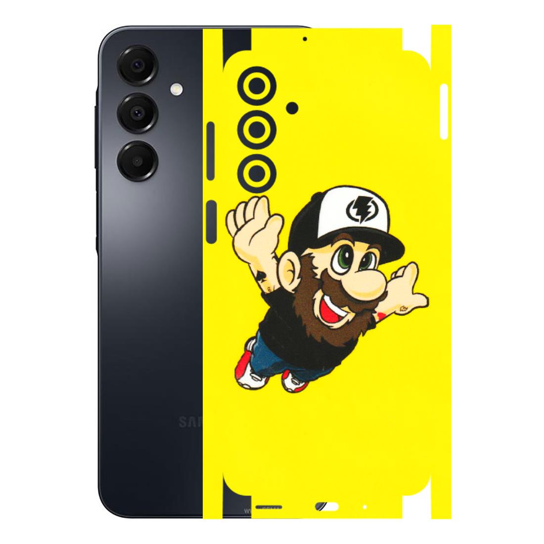 Samsung A/S Series Phone Skins (All Models) - Flying Beardo - 3D Embossed Finish (L-60) Samsung Galaxy A16