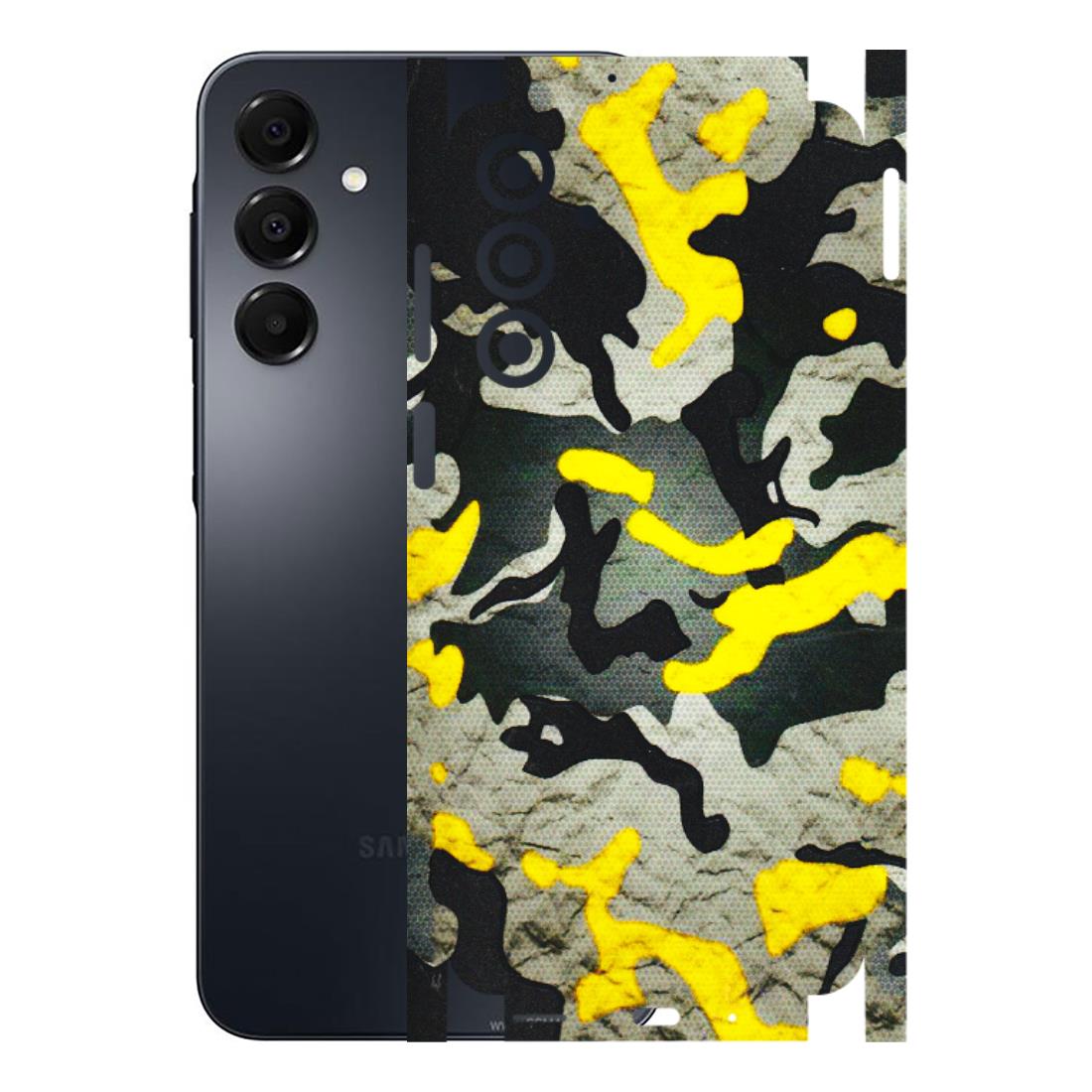 Samsung A/S Series Phone Skins (All Models) - Yellow Camouflage - 3D Embossed Finish (L-61) Samsung Galaxy A16