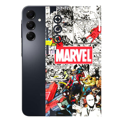 Samsung A/S Series Phone Skins (All Models) - Marvel Colorful Comic - 3D Embossed Finish (L-64) Samsung Galaxy A16