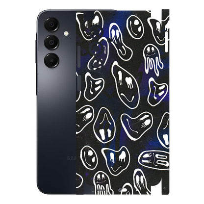 Samsung A/S Series Phone Skins (All Models) - Distorted Smileys - 3D Embossed Finish (L-92) Samsung Galaxy A16