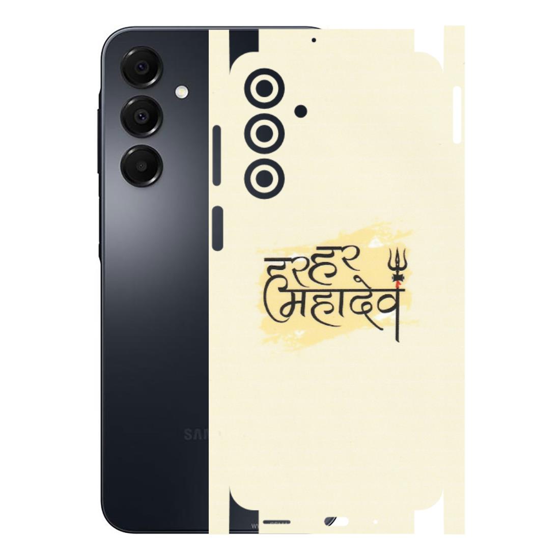 Samsung A/S Series Phone Skins (All Models) - Har Har Mahadev - Matte Finish (M-10) Samsung Galaxy A16