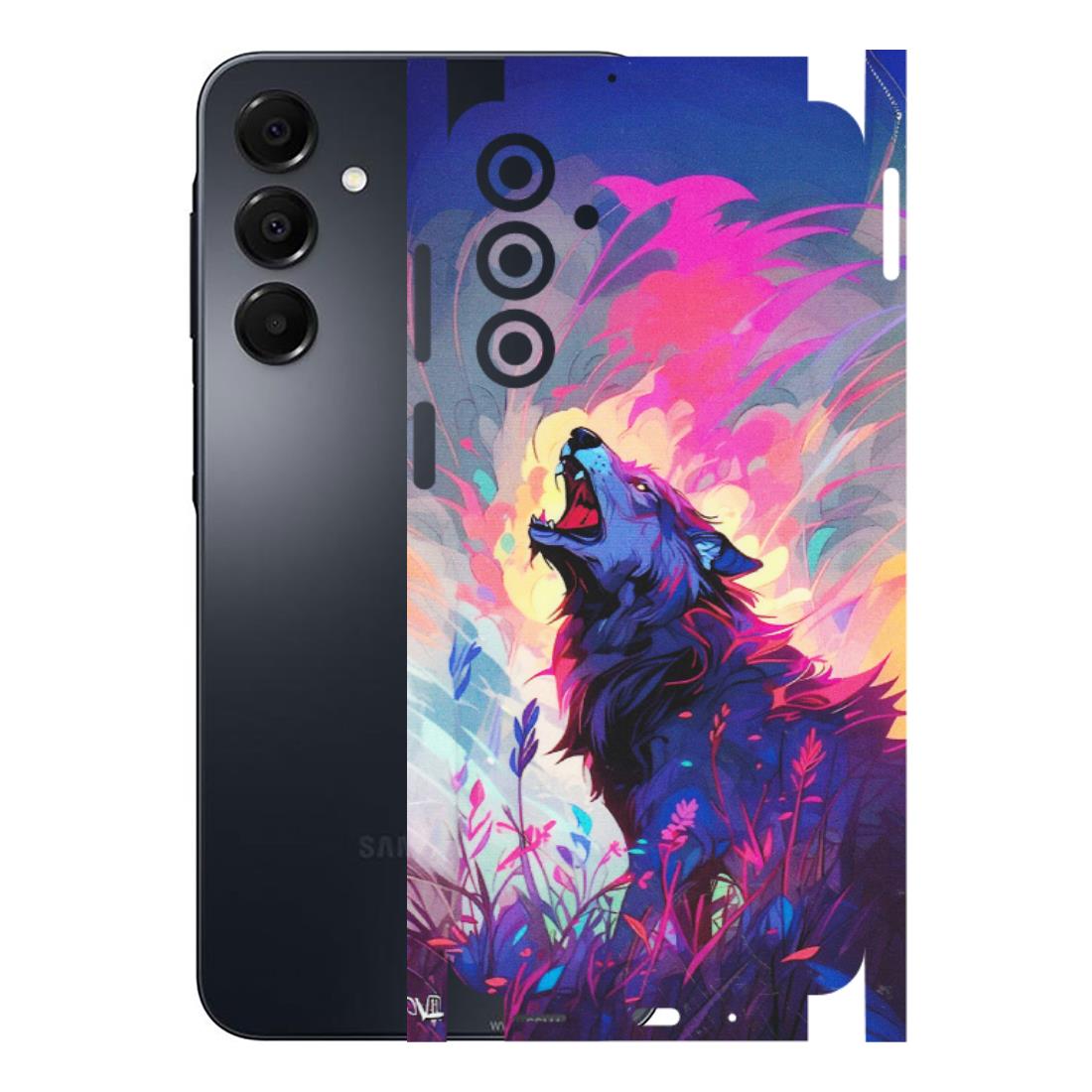 Samsung A/S Series Phone Skins (All Models) - New Wild Wolf Abstract - Matte Finish (M-125) Samsung Galaxy A16