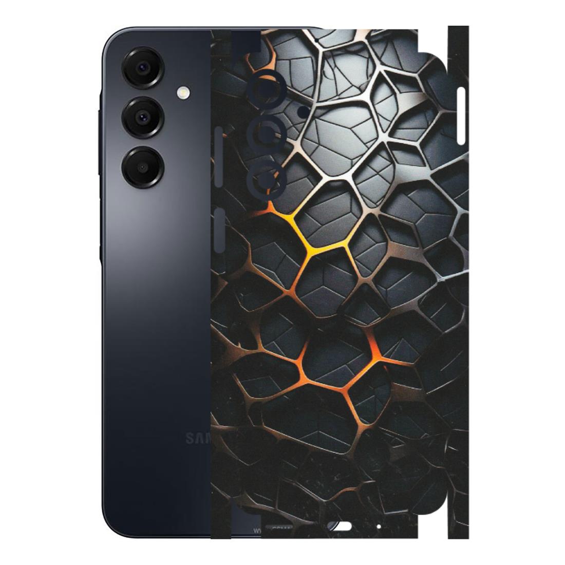 Samsung A/S Series Phone Skins (All Models) - New Abstract Graphite Tiles - Matte Finish (M-130) Samsung Galaxy A16
