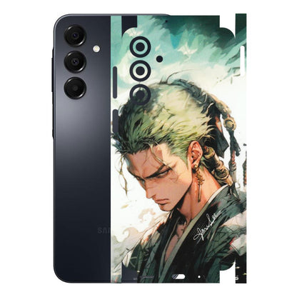 Samsung A/S Series Phone Skins (All Models) - New Roronoa Zoro One Picece Anime - Matte Finish (M-140) Samsung Galaxy A16