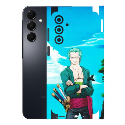 Samsung A/S Series Phone Skins (All Models) - Cool Swordman Zoro Anime - Matte Finish (M-143) Samsung Galaxy A16