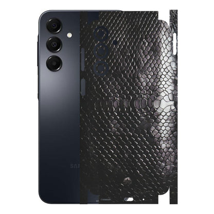 Samsung A/S Series Phone Skins (All Models) - Black Snack Leather - Matte Finish (M-147) Samsung Galaxy A16